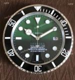 AAA Fake Rolex Wall Clock / Deepsea Green Black Face Clock